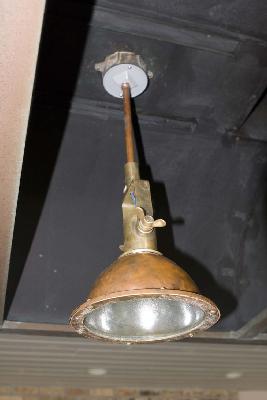 Small Copper Hanging Cargo Light II